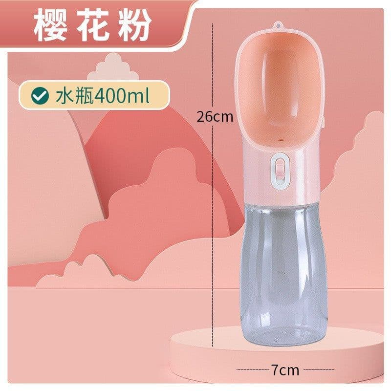 image-Portable Pet Water Bottle, Green, Plastic Travel Cup, Dog Fountain, Cat Drinker