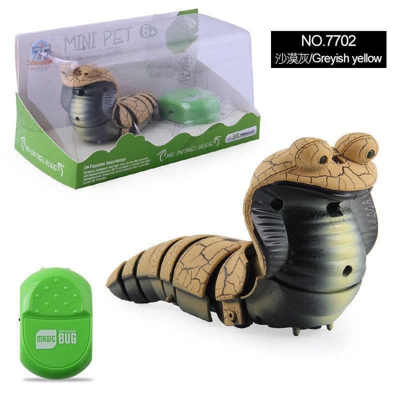 image-Remote Control Rattlesnake Toy - Silver