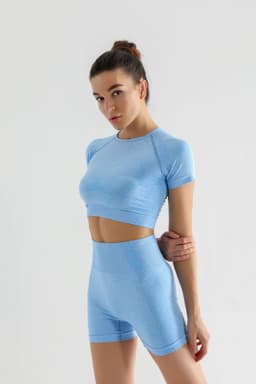 image-Fitness Yoga Pants - Claret High-Waist Shorts, L, Breathable