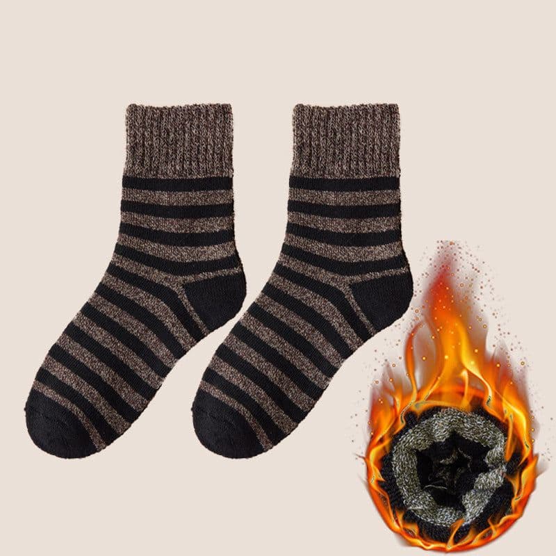 image-Men's Winter Velvet Thick Terry Socks - One Size Fits All