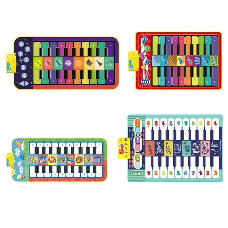 image-Children's Music Play Mat - Piano Keys Crawling Mat