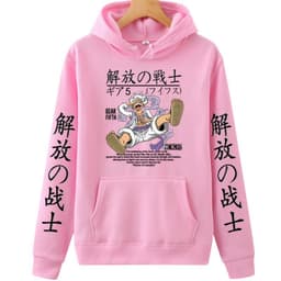 image-Cheers Anime Luffy Hoodie Sweatshirt - Yellow, 4XL, Long Sleeve, Spring/Autumn