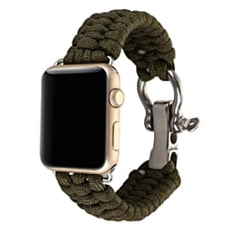 image-Apple Watch 7 Nylon Braided Strap - Camouflage Black