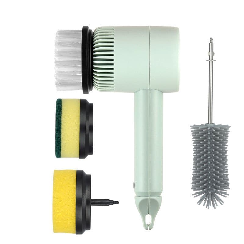 image-Electric Cleaning Brush - Multifunctional Heads Kit