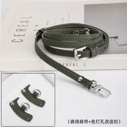 image-Longchamp Mini Bag Strap - Cognac Brown Leather