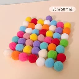 image-Interactive Cat Toy Silent Ball Launcher - Polyester High Elastic