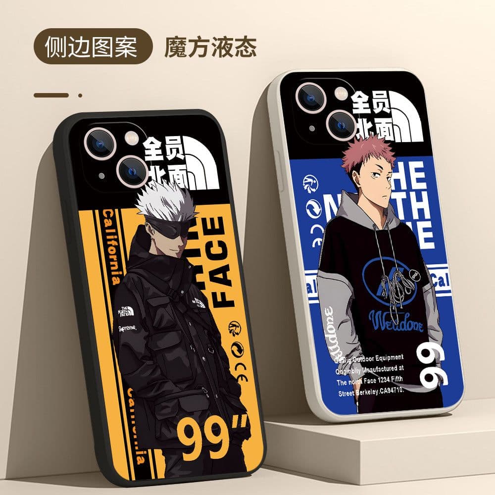 image-iPhone 14 Max TPU Cartoon Case - Anti-fall Black