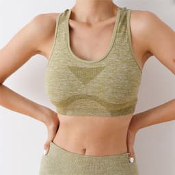image-Dai Jiaoyi Pink Yoga Sports Bra - XL Shockproof Full Cup, Leggings Set