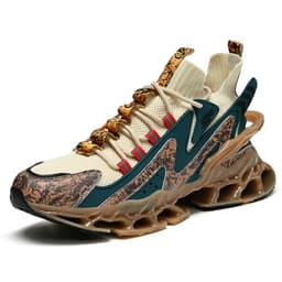 image-Men's Running Shoes - High Top Blade Outsole Sneakers