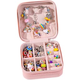 image-Kids Beaded Bracelet Set - DIY Jewelry Gift Ages 6-12
