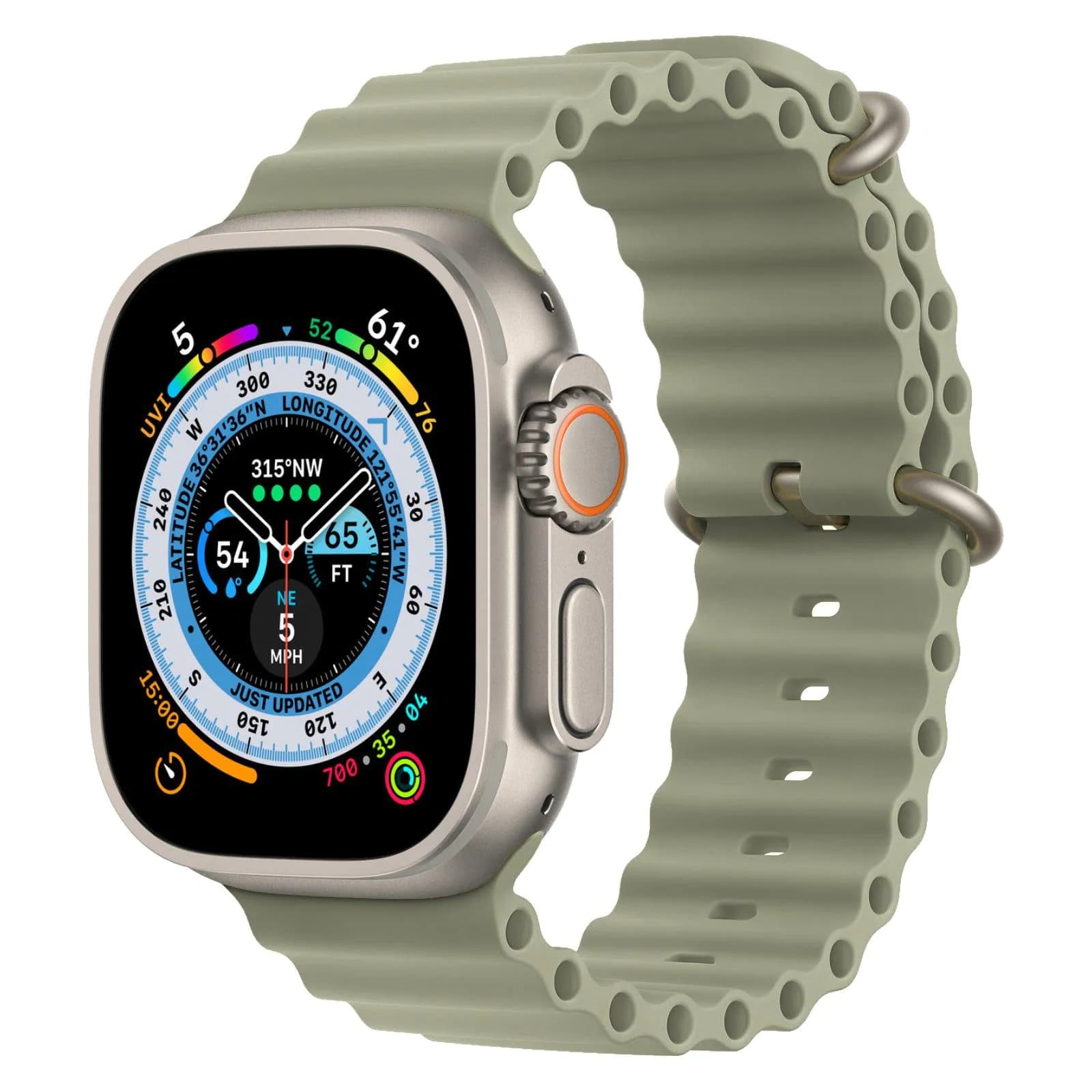 image-Apple Watch Marine Silicone Strap Universal Compatible