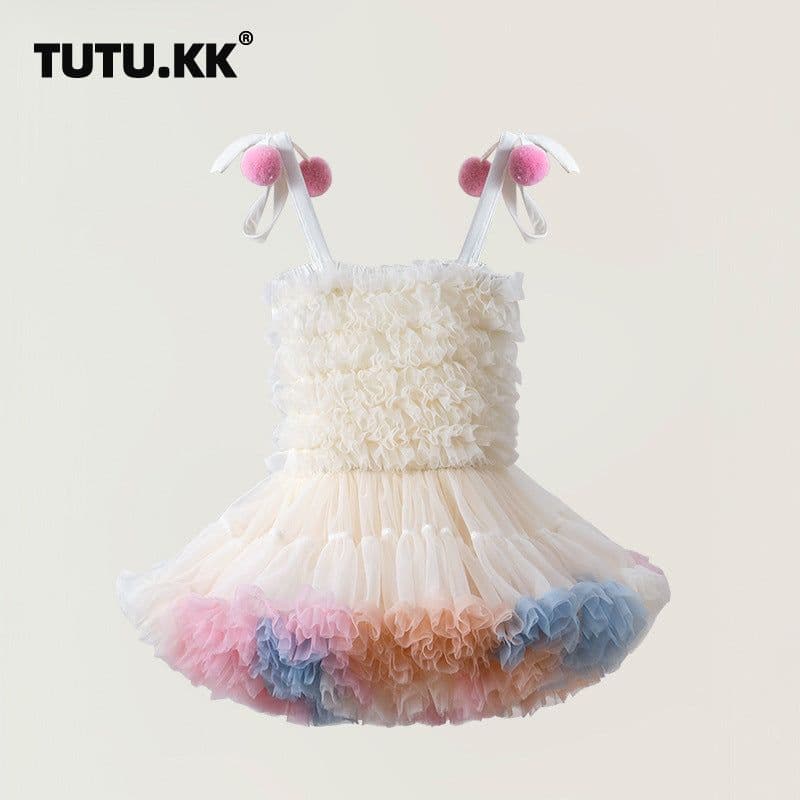 image-TUTU.KK Girls Tutu Dress - Suspenders Princess Skirt
