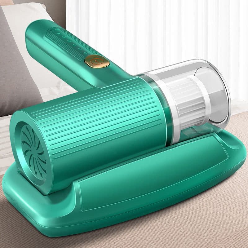 image-Handheld Portable Wireless Mite Removal Cleaner Green 46-70dB