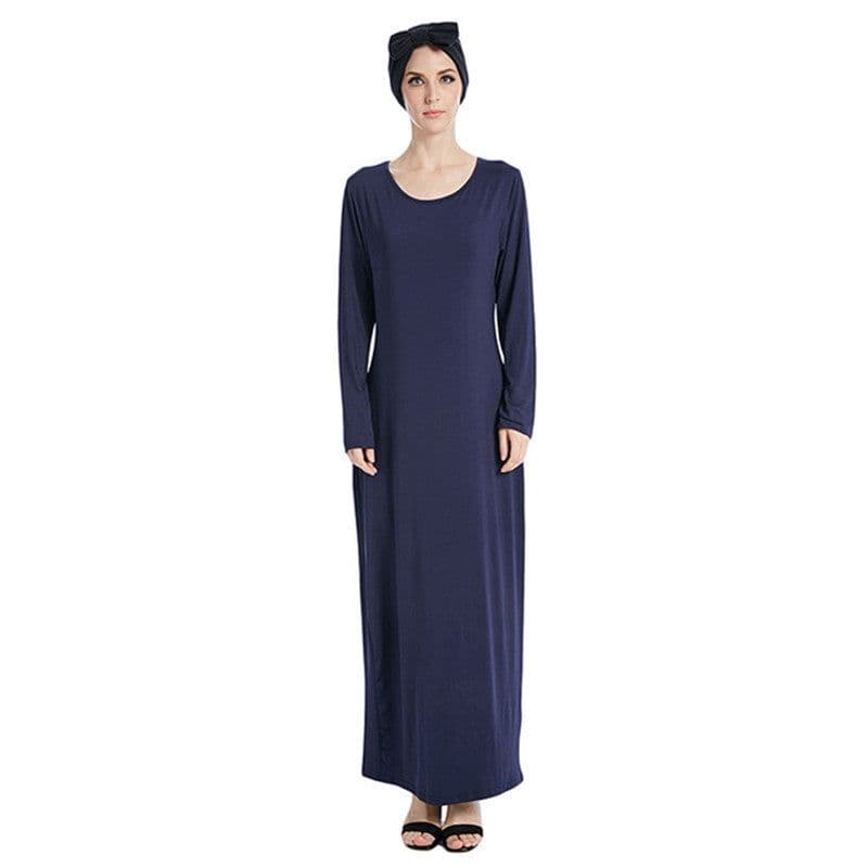 image-Women's Long Skirt A-Line Apricot High Waist XXL