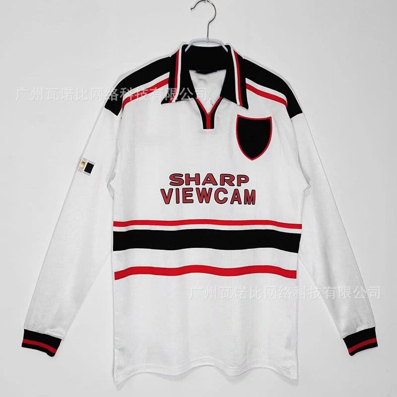 image-Football Jersey - Retro Home Away Long Sleeve Polyester