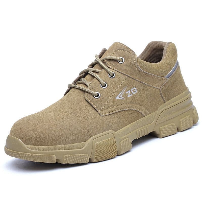 image-SVKAGHEBS Safety Work Shoes - Steel Toe Anti-Smash Leather
