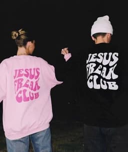 image-Women's Pink Fleece Long-Sleeve Sweater - XXL, Geometric Print