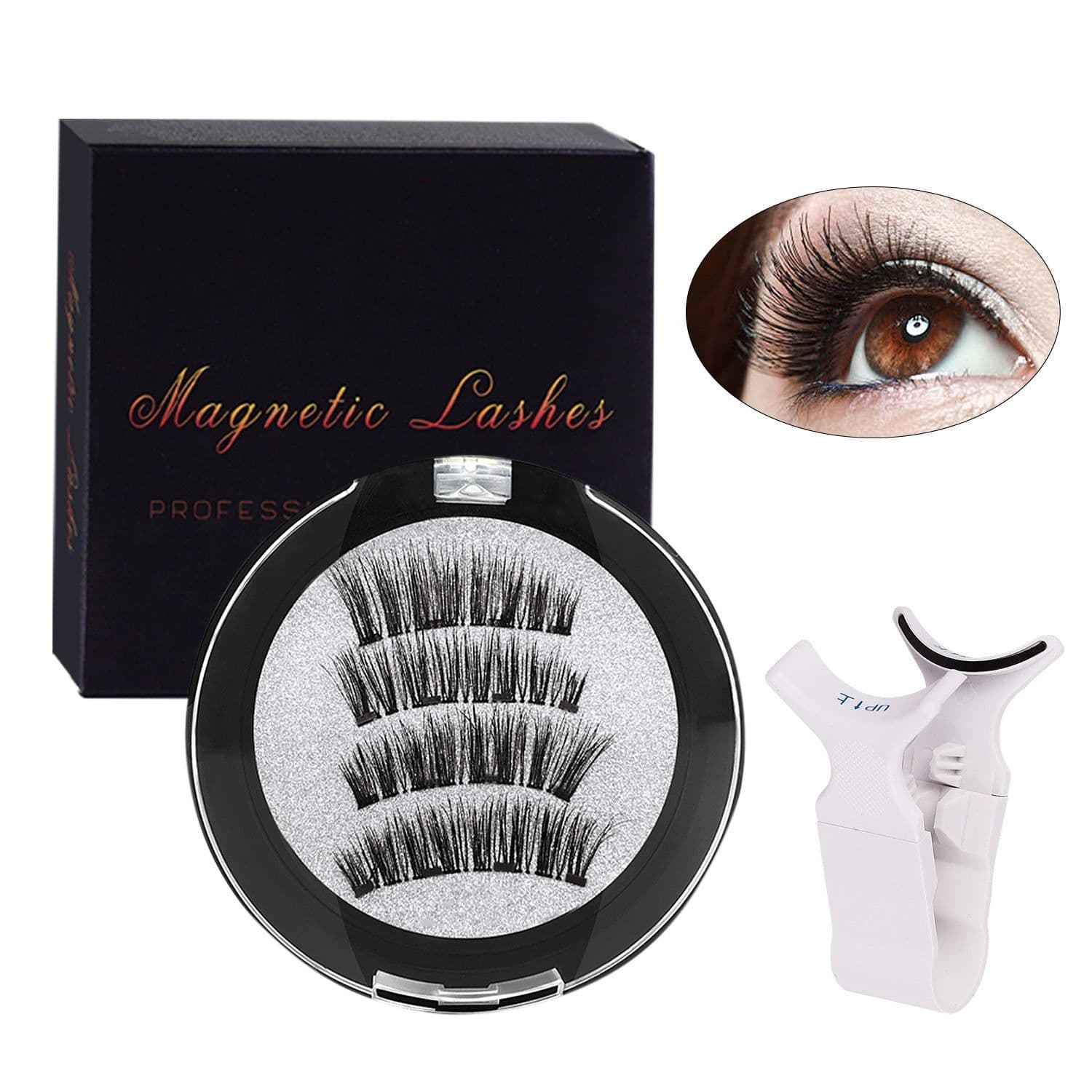 image-Four Magnetic False Eyelashes Set Natural Waterproof