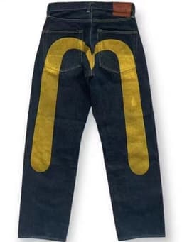 image-European and American hip-hop American style first year classic niche ins print men and women loose trendy trousers cool jeans
