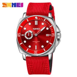 image-SKMEI Men's Quartz Watch - Black 47mm Round Waterproof 30M