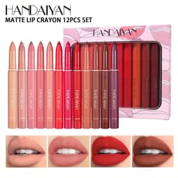 image-HANDAIYAN 12-Color Lipstick Pen Lip Liner Set