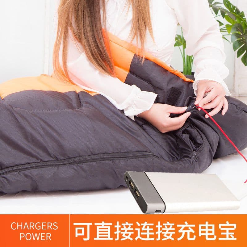 image-Jing Guoer Sleeping Bag - Grey/Green 190T Water Repel, 220*75