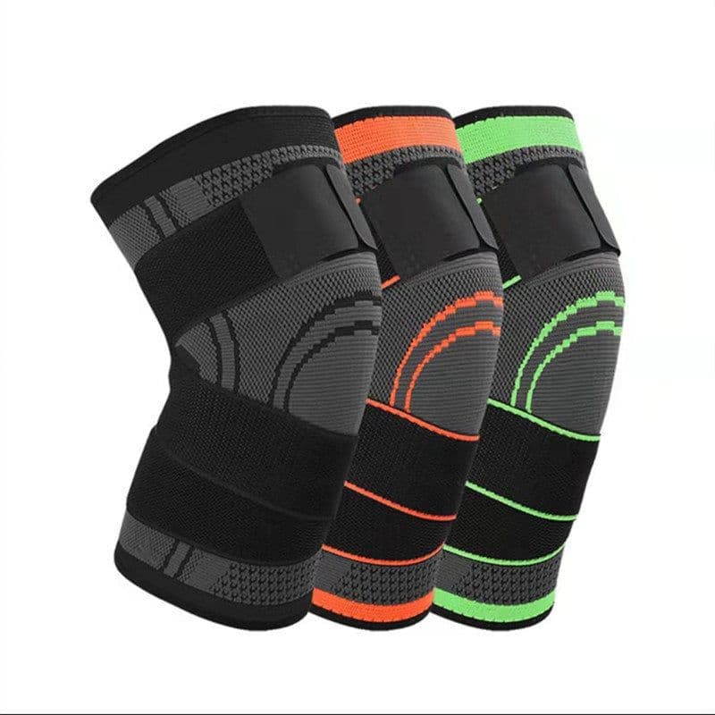 image-Extended nylon four-sided elastic knee pads to keep warm men and women knee pads leg pads elderly wormwood waist protection shoulder protection supplies