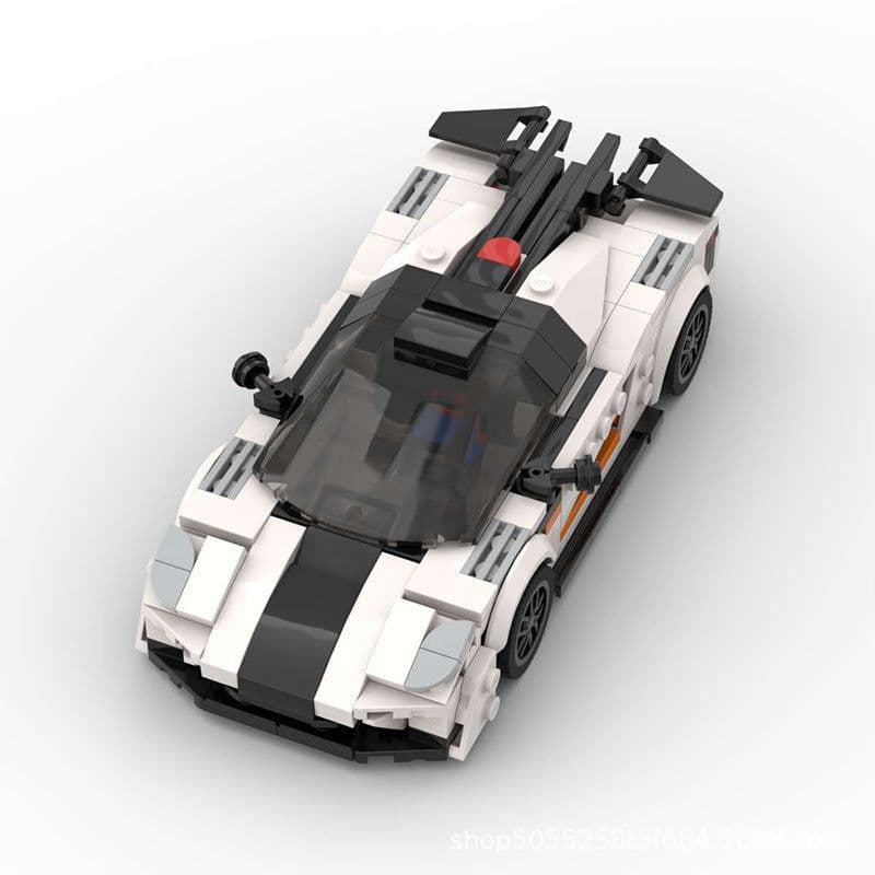 image-MOC Compatible Lego Speed Series Koenigsegg One 8-Grid Racing Car Building Blocks