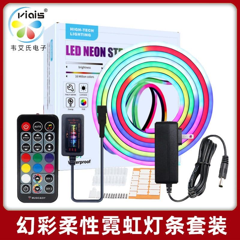 image-LED RGB Neon Light Strip 5050 Waterproof Outdoor