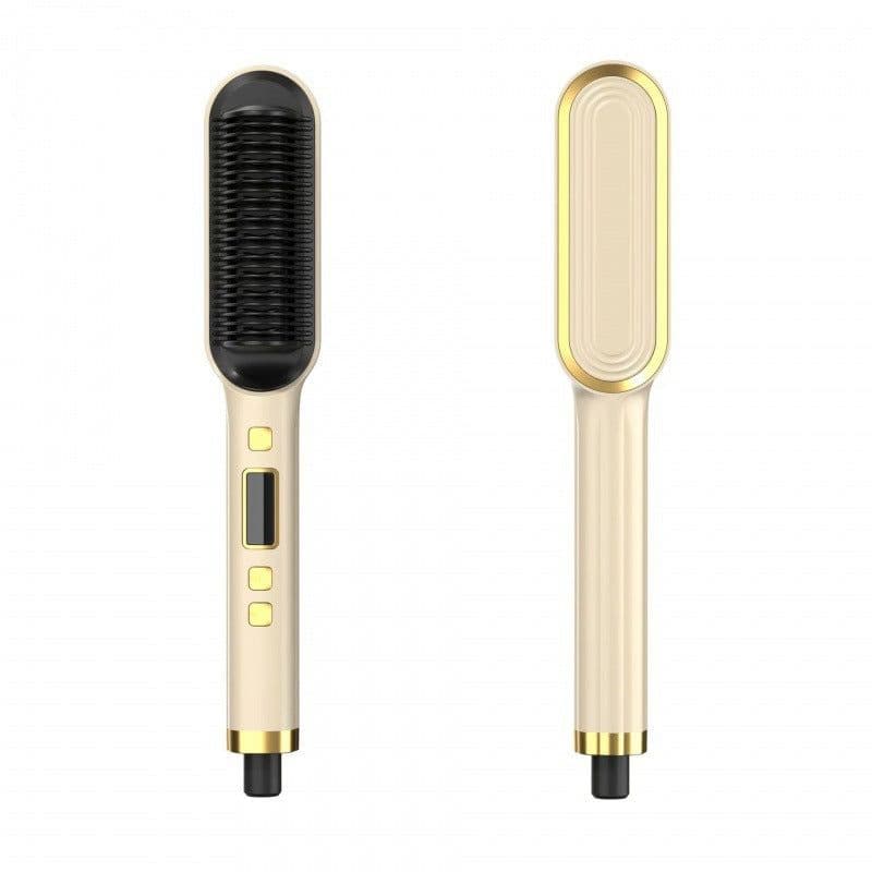 image-Hair Straightener Curler - Dual Use Ionic Black