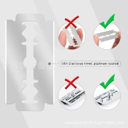 image-Jodial Double Edge Safety Razor - Reusable Unisex
