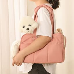image-Fluffybaby Pet Carrier Bag - Cotton 50-60L Grey