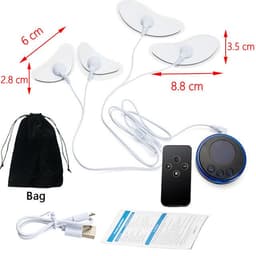 image-Portable USB Foot Massager EMS Machine with Charging Foot Pad