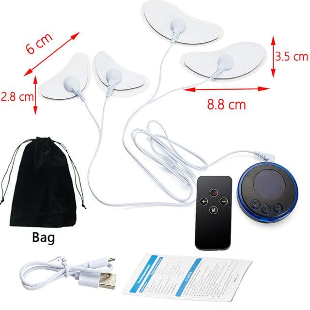image-Portable USB Foot Massager EMS Machine with Charging Foot Pad