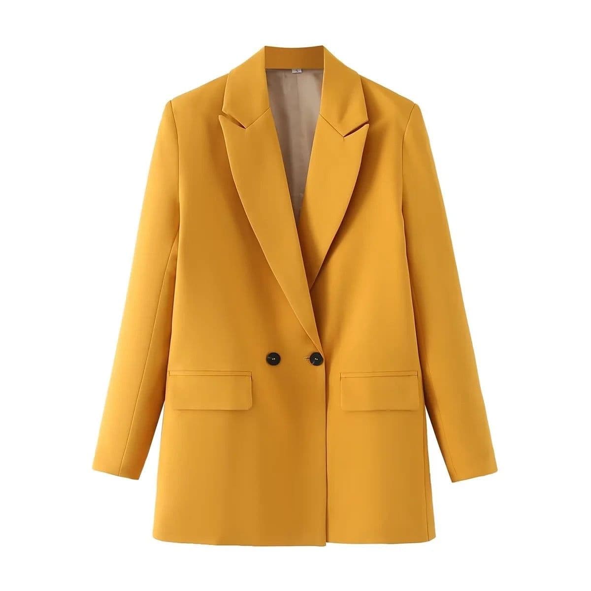 image-Women's Small Suit - Milky Apricot Polyester L Slim