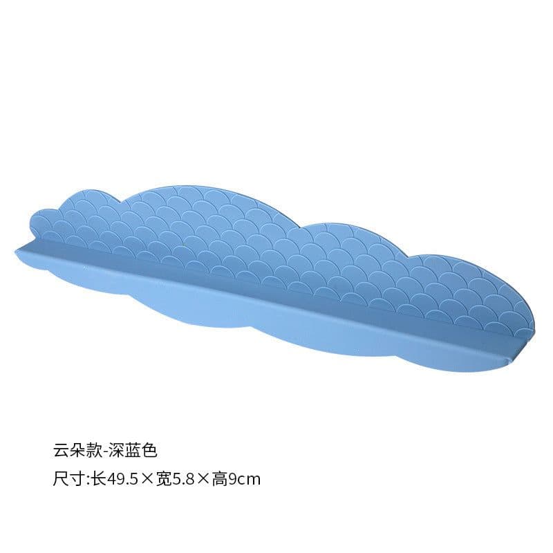 image-Kitchen Sink Splash Guard Silicone Suction Cup Baffle