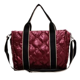 image-Grey Nylon Tote Bag - Soft Handle Rhombus