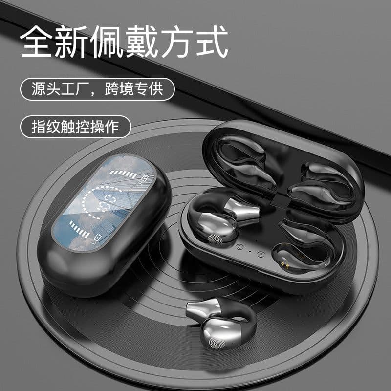 image-HIFI T20B Sports Bluetooth Headset - Ear Clip, IPX4 Waterproof, 5.3, 4-8hr Battery