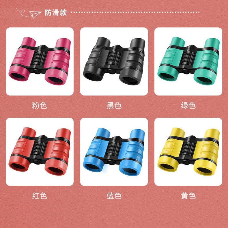 image-4X30 Children's Binoculars - Pink Anti-Slip