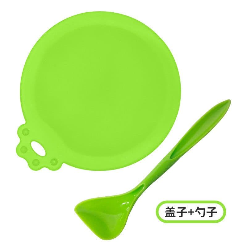 image-Silicone Pet Food Can Lid - Orange