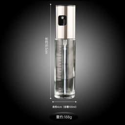 image-Glass Oil Spray Bottle 200ml - Modern Press Type