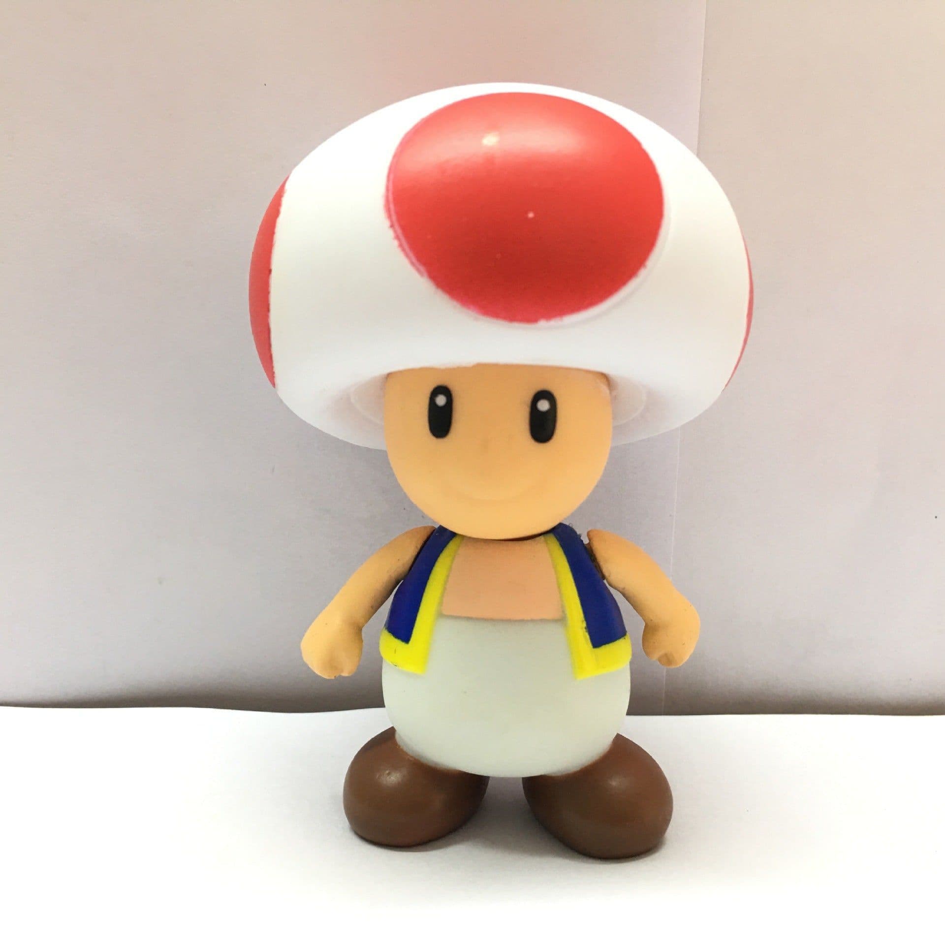 image-Hot sale 5 inch Super Mario Mario Mushroom Man Sugar Gum Doll Hand Model Multi-color optional gift