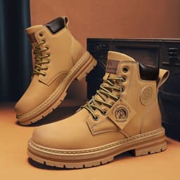 image-Rhubarb Boots - Yellow Men's Martin Boots
