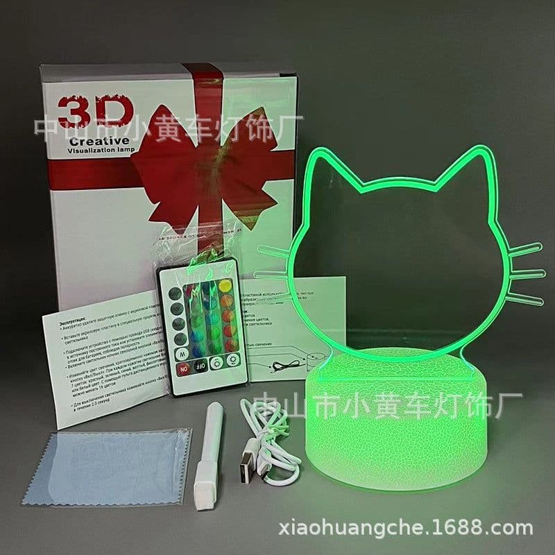 image-16-Color Remote USB 3D Night Light Erasable Graffiti Board Lamp 12*15