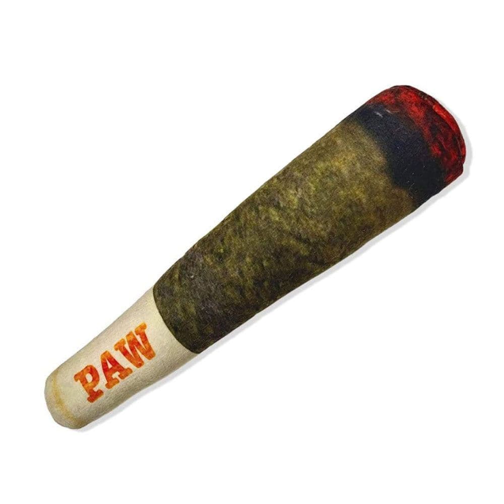 image-Spot Cross-Border Dog Sound Toy Green Cigar Plush