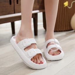 image-Beard Shushu Flip Flops - Pink 44/45 Couple EVA