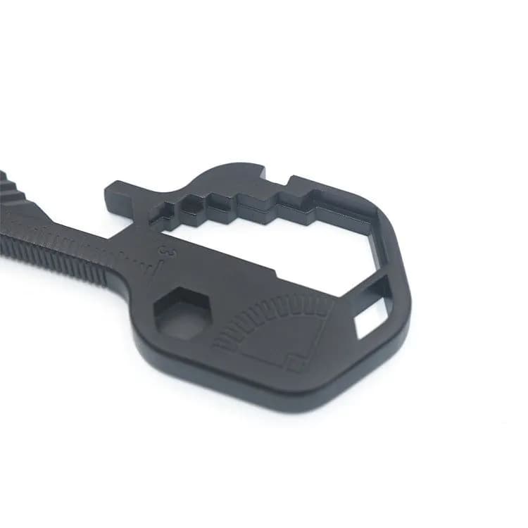image-Manufacturer Explosive 24 in 1 Multifunctional Key Tool Stainless Steel Pendant Accessories Mini Portable Outdoor Tool