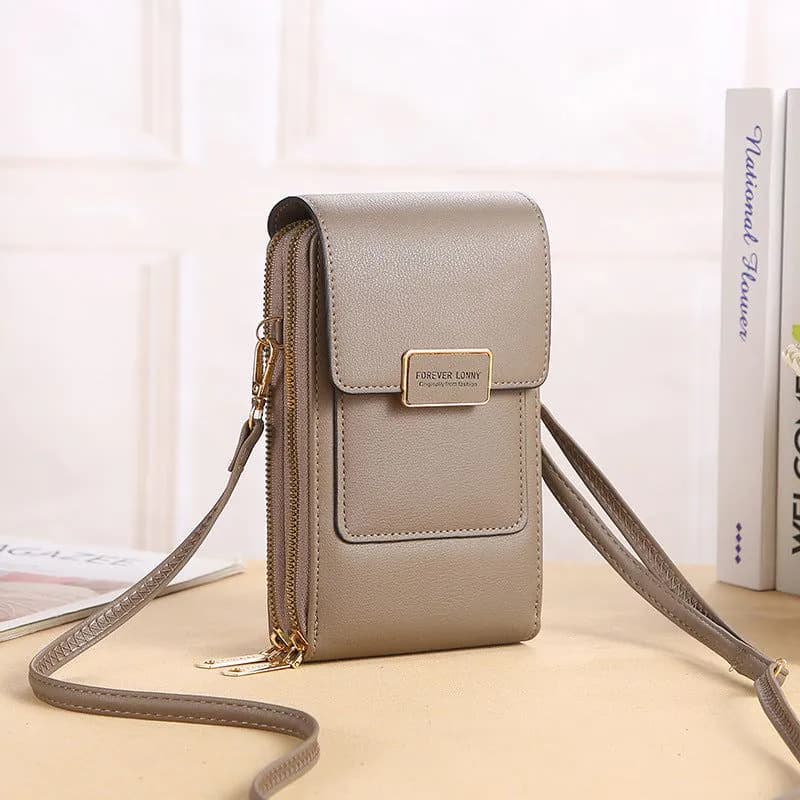 image-2022 new touch screen mobile phone bag female small oblique cute mobile phone small bag fashion wallet vertical section