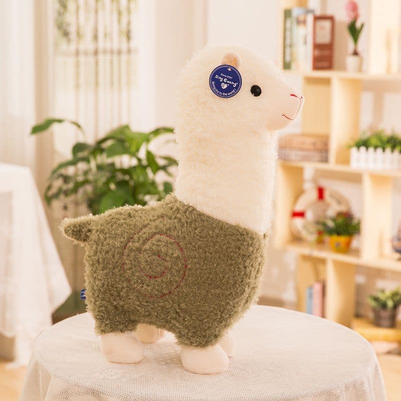image-Alpaca Plush Toy - Large Soft Lamb Doll