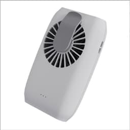 image-USB Rechargeable Handheld Fan - Green Hanging Neck